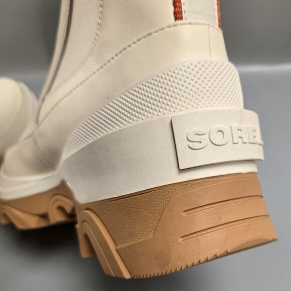 Sorel Ankle Boots in Cream and Tan - Picture 12 of 14